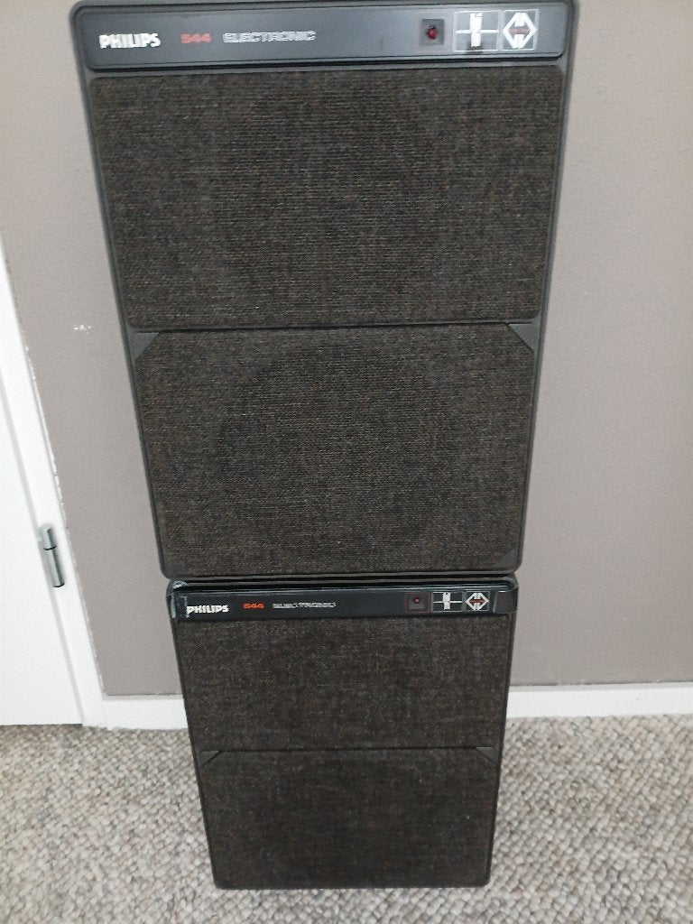 Philips 544 MFB Actieve Boxen (Set.), Audio, Tv en Foto, Luidsprekers, Ophalen, Stereo speakers, Philips, Gebruikt
