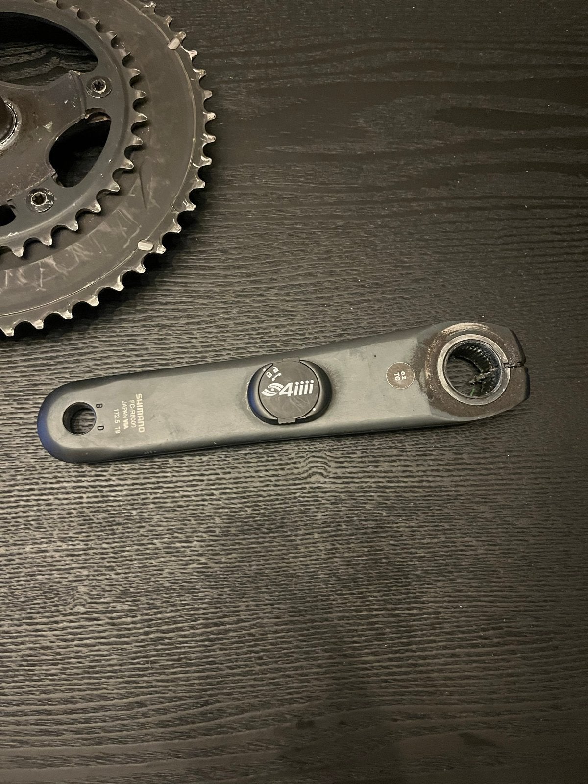 Shimano Ultegra Di2 crank met 4iiii powermeter (defect), Crankstel of Pedalen, Gebruikt, Overige materialen, Ophalen of Verzenden
