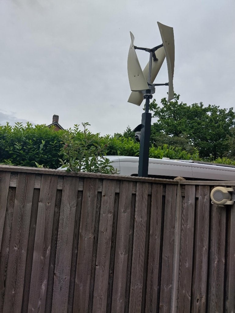 Windmolen, Verticale Windturbine, Wokkel. 12 – 24 volt., Tuin en Terras, Windwijzers en Windmolens, Ophalen, Zo goed als nieuw