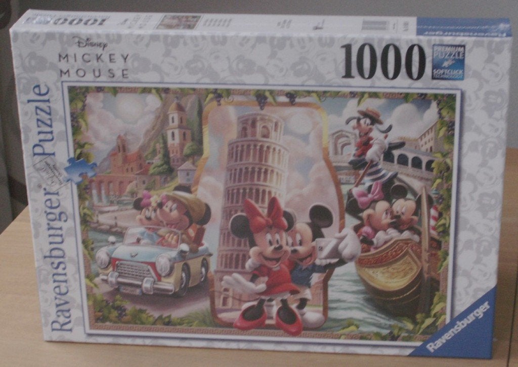 Disney Mickey Mouse puzzel 1000 stukjes Ravensburger nieuw, Ophalen of Verzenden, 500 t/m 1500 stukjes, Nieuw