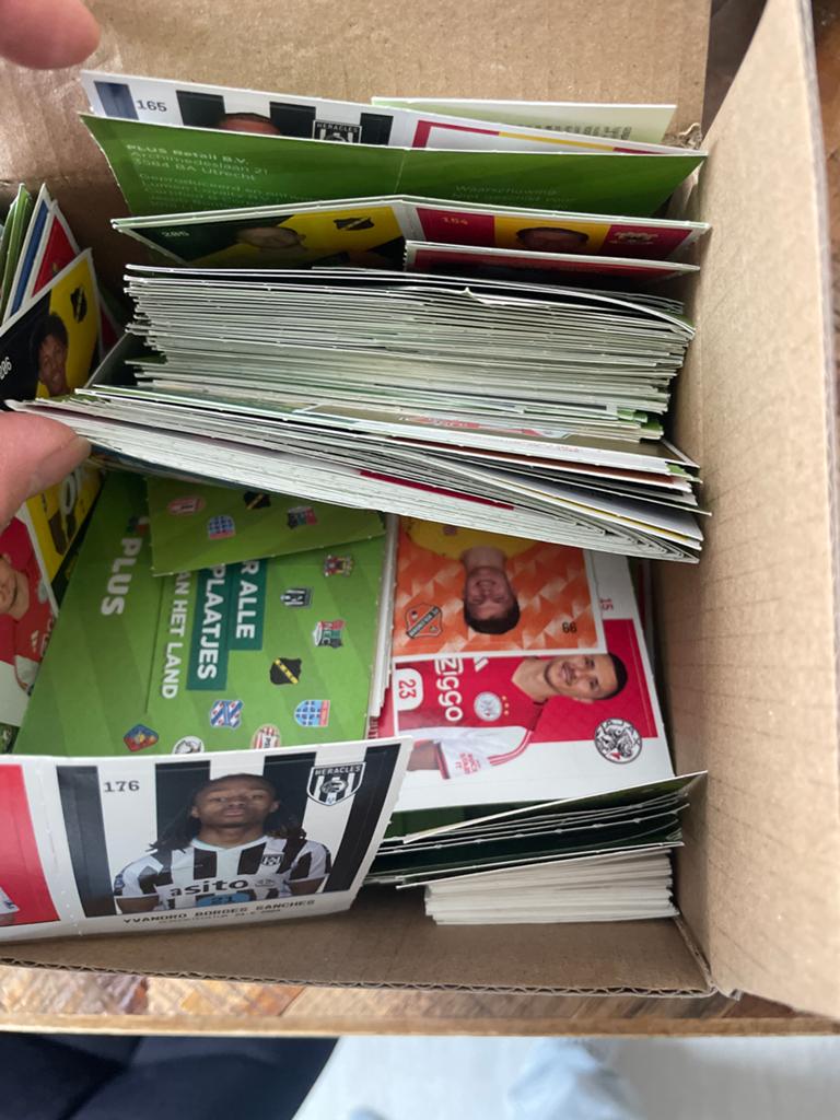 verzameling voetbalplaatjes (Plus), Ophalen of Verzenden, Gebruikt, Sport