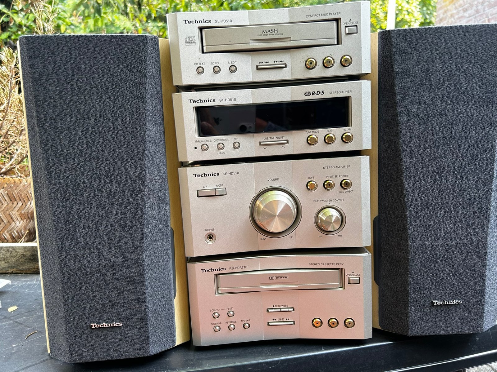 Technics SE-HD510 mini HiFi-set (Defect), Audio, Tv en Foto, Stereo-sets, Ophalen, Niet werkend, Speakers, Overige merken