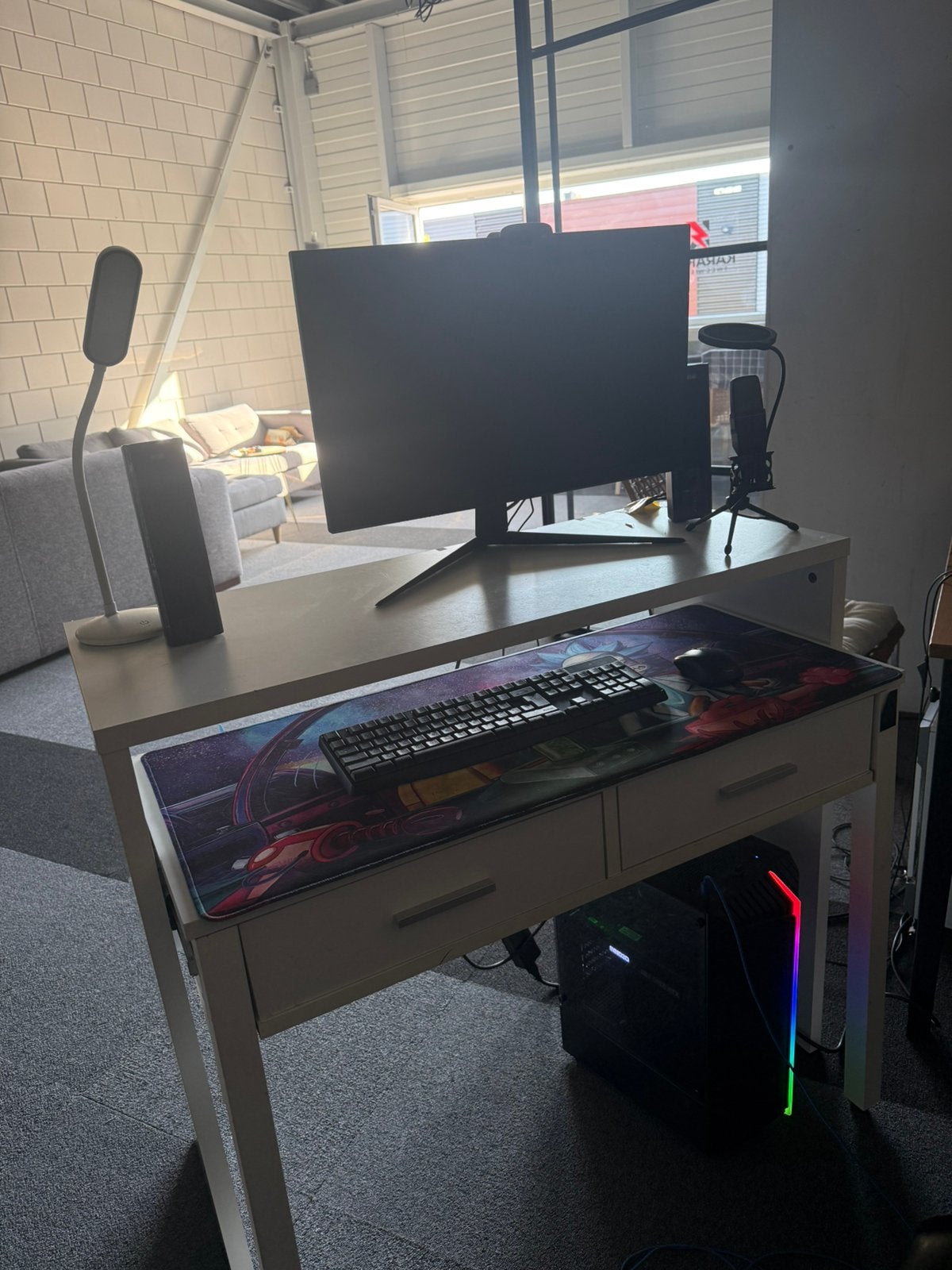 Complete Gaming&Werk Setup | 144Hz Monitor | Incl Bureau, Computers en Software, Desktop Pc's, Ophalen, Zo goed als nieuw