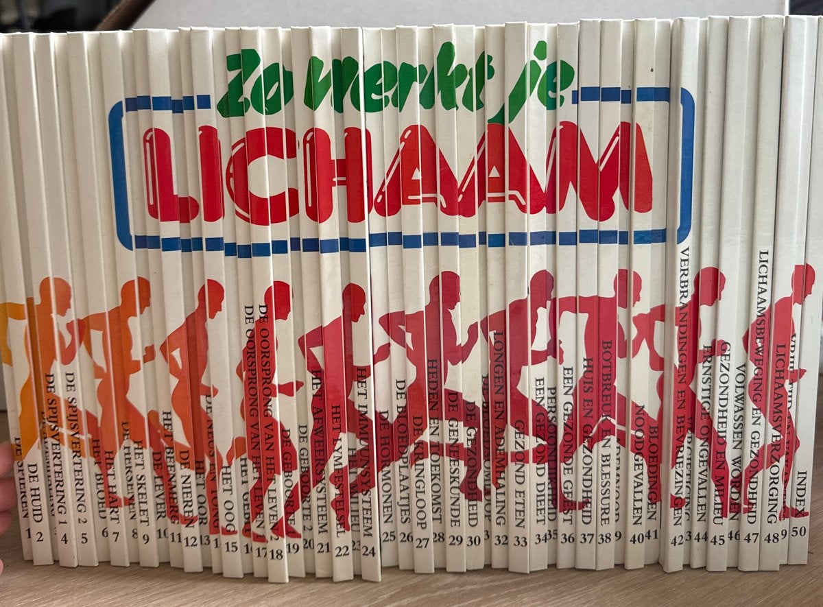 Complete 50-delige boekenreeks "Zo werkt je lichaam", Boeken, Kinderboeken | Jeugd | onder 10 jaar, Ophalen of Verzenden, Gelezen