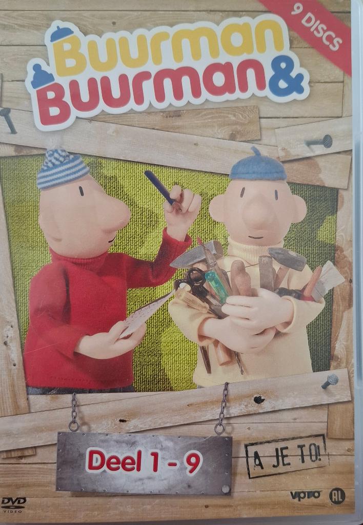 Buurman en buurman deel 1 t/m 9 KRASVRIJE DVD'S, Alle leeftijden, Poppen, Ophalen of Verzenden, Zo goed als nieuw