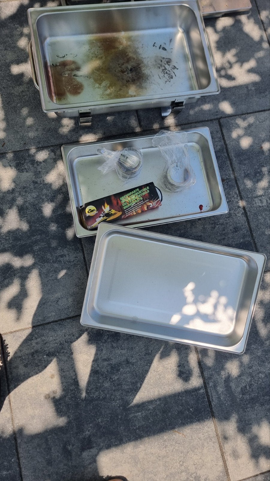 RVS Chafing Dish Buffetwarmer – Goede Staat, Ophalen of Verzenden, 500 watt of meer