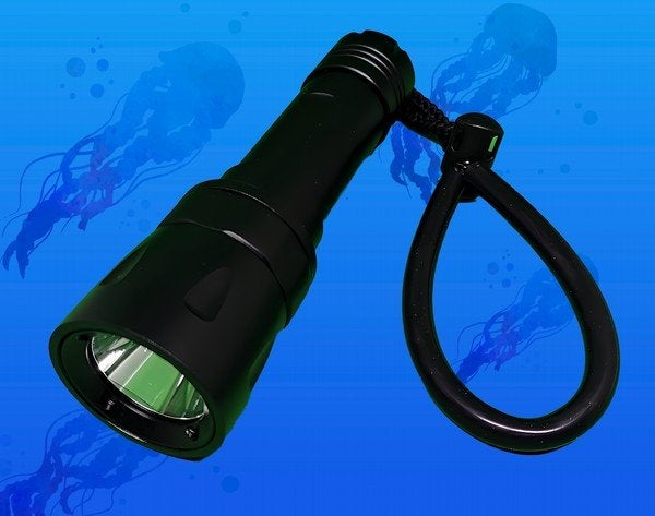Compacte Duiklamp 1000/600 Lumen met SOS-functie, Watersport en Boten, Ophalen of Verzenden