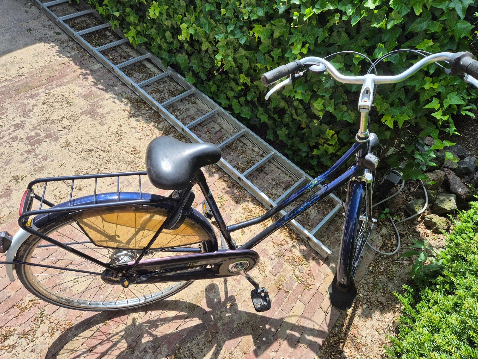 Damesfiets met lage instap, Velgrem, Ophalen, Overige merken, 53 tot 56 cm