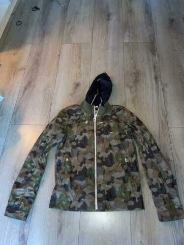 Scotch shrunk jas 16 176 legerprint camouflage zomerjas, Gebruikt, Verzenden, Scotch Shrunk, Jongen