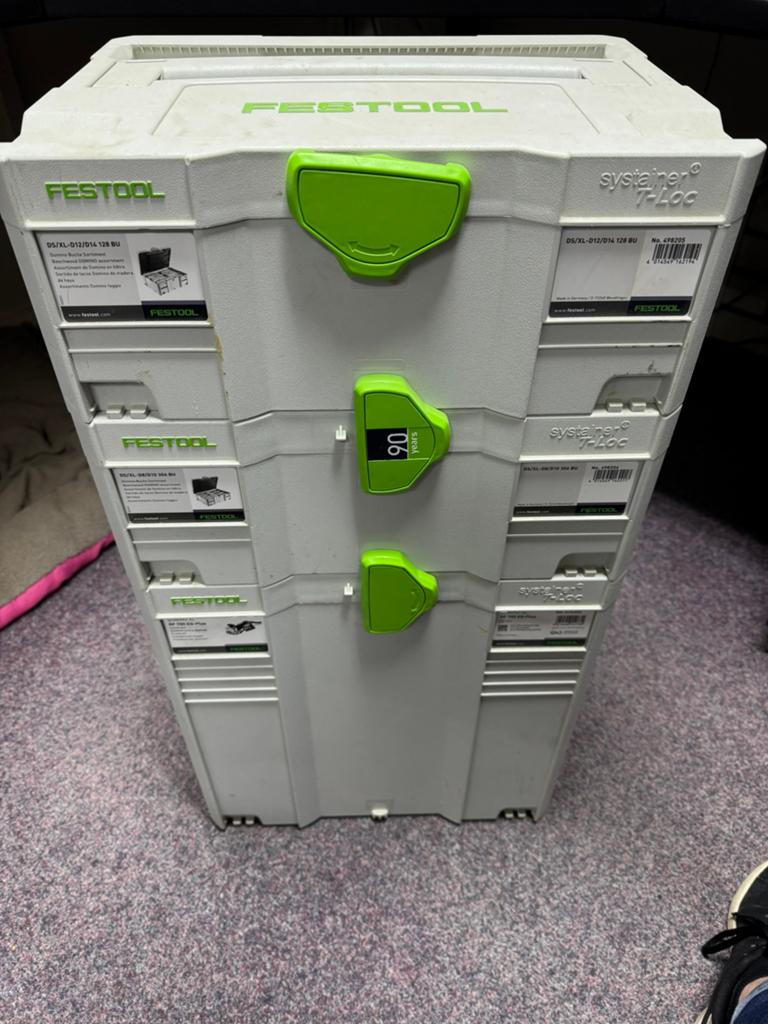 Festool domino xl 700 EQ-Plus, Ophalen, Gevuld, Zo goed als nieuw