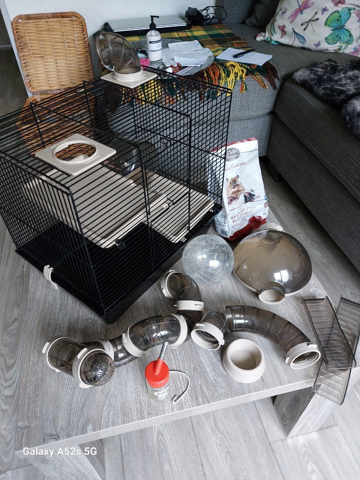 SAVIC SKY METRO hamsterkooi. Zwart., Dieren en Toebehoren, Knaagdieren en Konijnen | Toebehoren, Ophalen