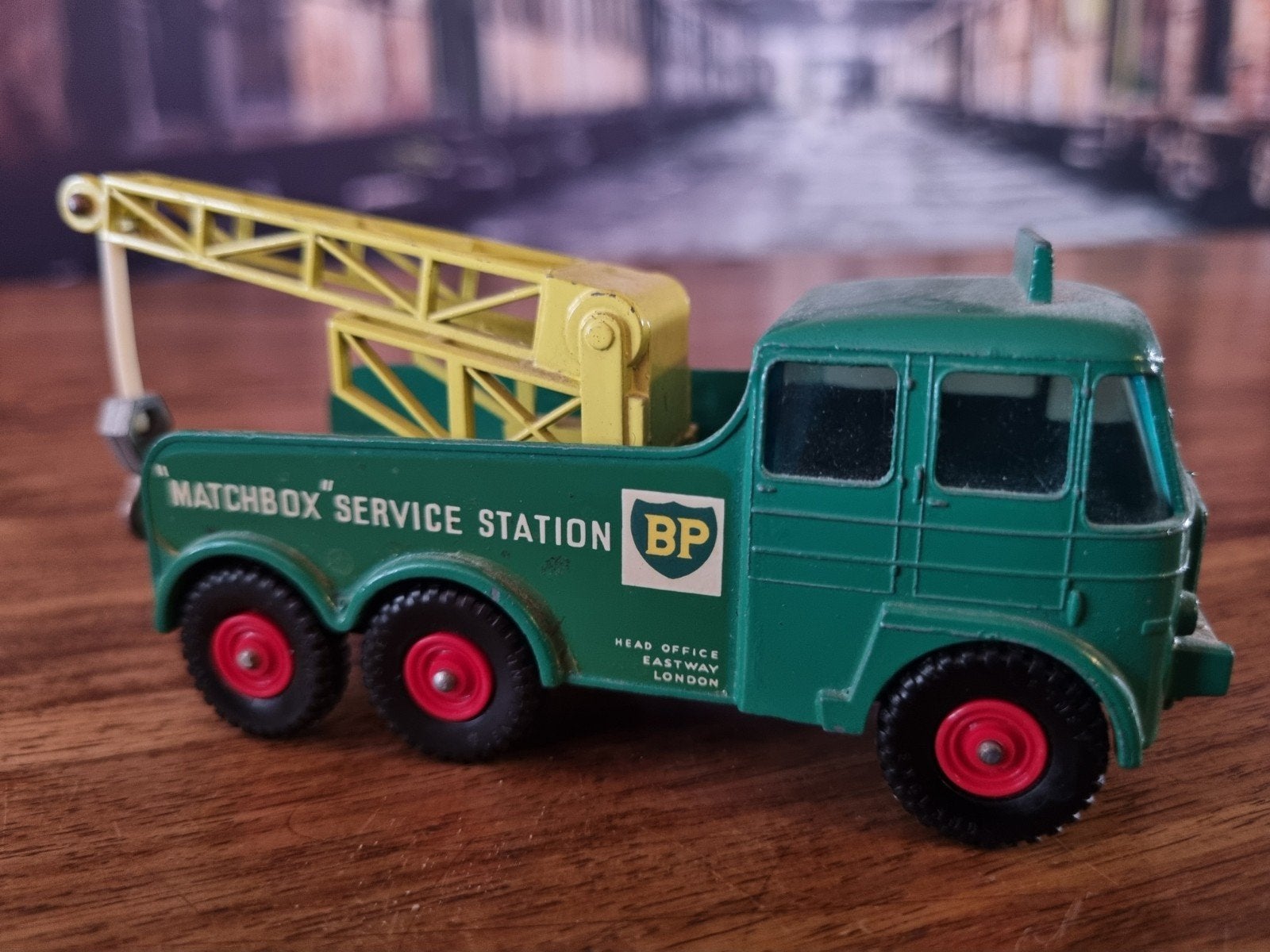 Matchbox King Size Foden Breakdown Tractor BP Service, Ophalen, Gebruikt