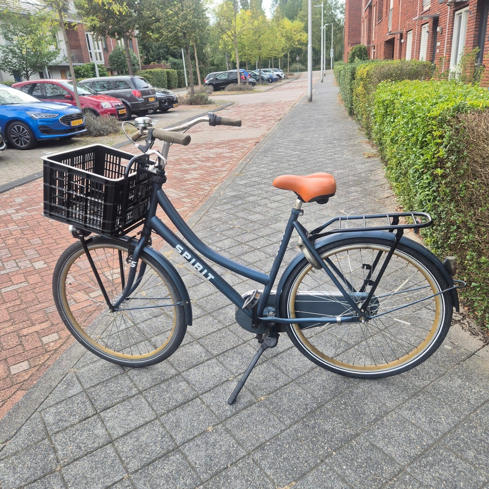 opoe fiets met rek, Ophalen, Gebruikt