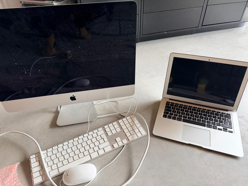 Apple iMac + MacBook Air | Werkend |, Computers en Software, Apple Desktops, Ophalen