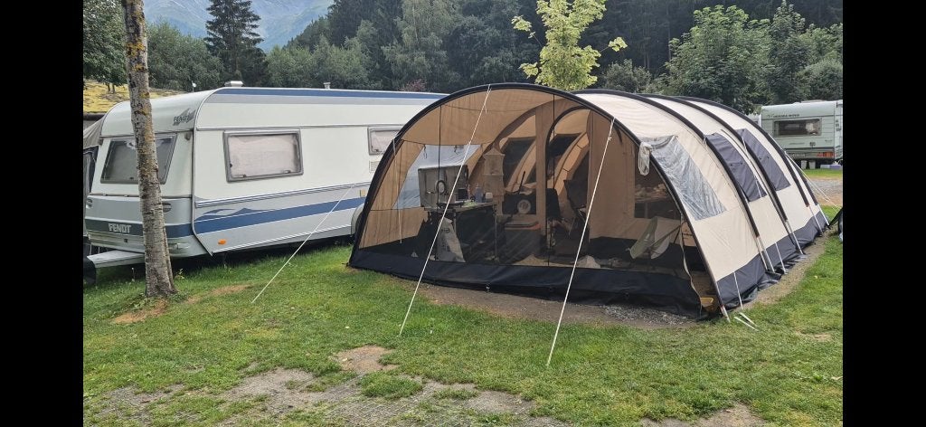Grote gave polykatoene Obelink Familia 6 tent met gaaswand, Ophalen, Gebruikt, Tot en met 6