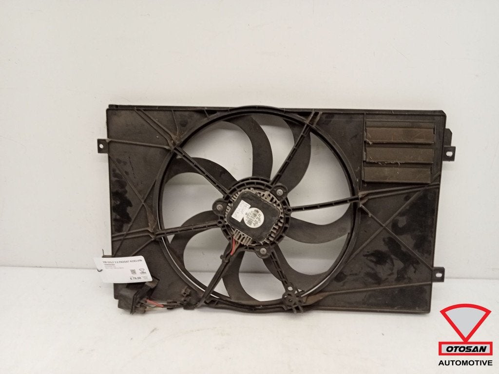 VW Golf 5 6 Passat Koelvin Ventilator 1K0959455EF