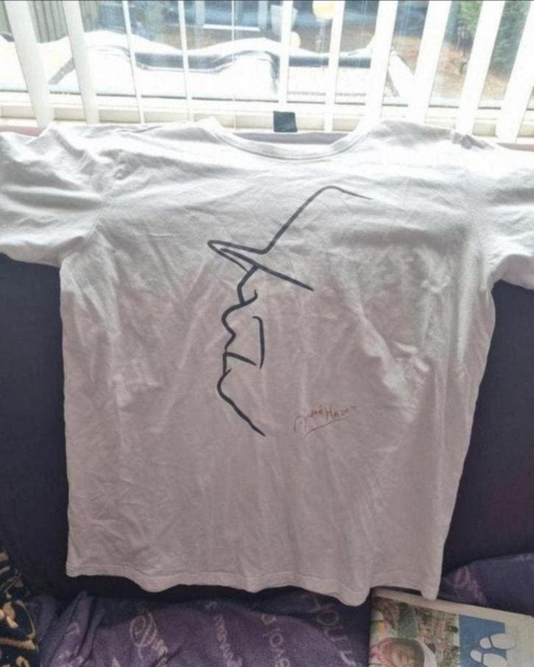 André Hazes t-shirt maat L Zie foto's bieden, Ophalen of Verzenden, Zo goed als nieuw, Korte mouw