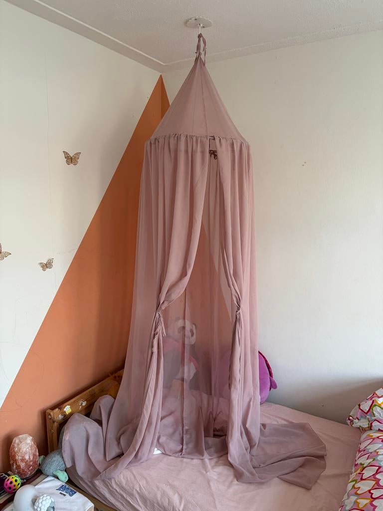 Oud-roze hemeltje klamboe voor baby- of kinderkamer, Kinderen en Baby's, Kinderkamer | Inrichting en Decoratie, Ophalen, Zo goed als nieuw