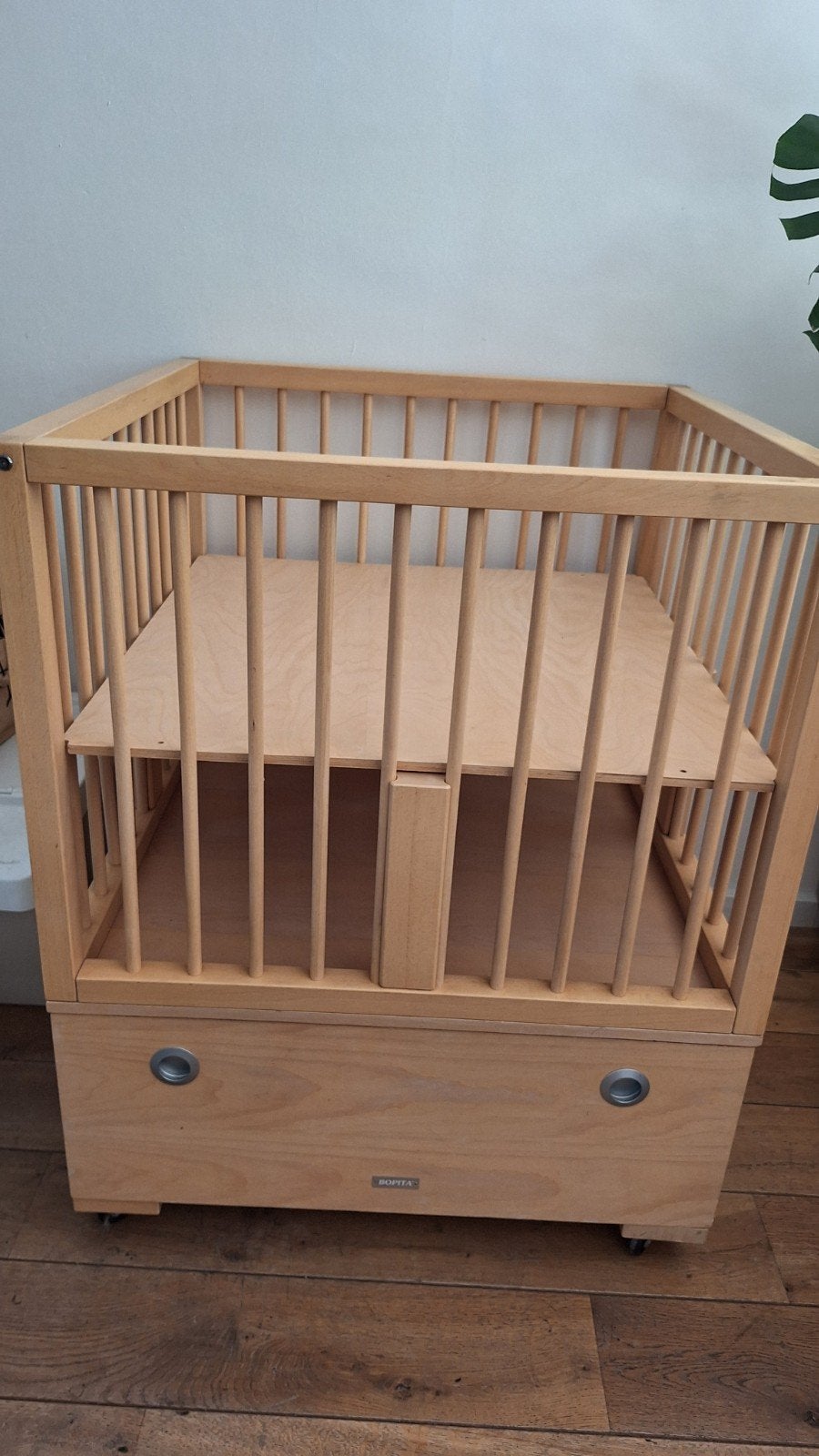 Rijbare Bopita box met diepe lade - Zo goed als nieuw, Ophalen, Zo goed als nieuw