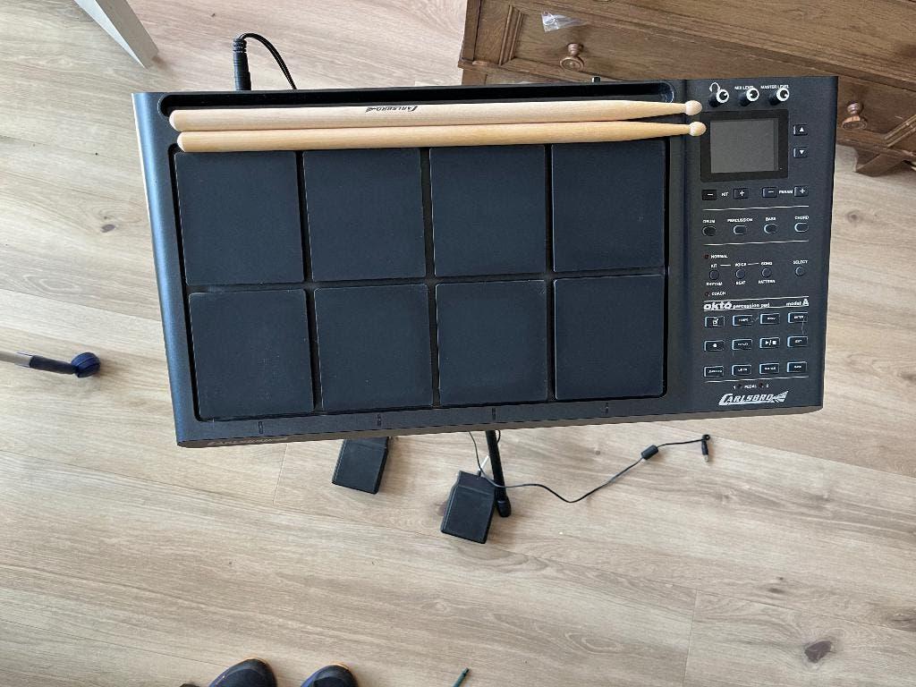 Carlsbro OKTO-A percussiepad, Ophalen, Zo goed als nieuw, Overige merken, Elektronisch