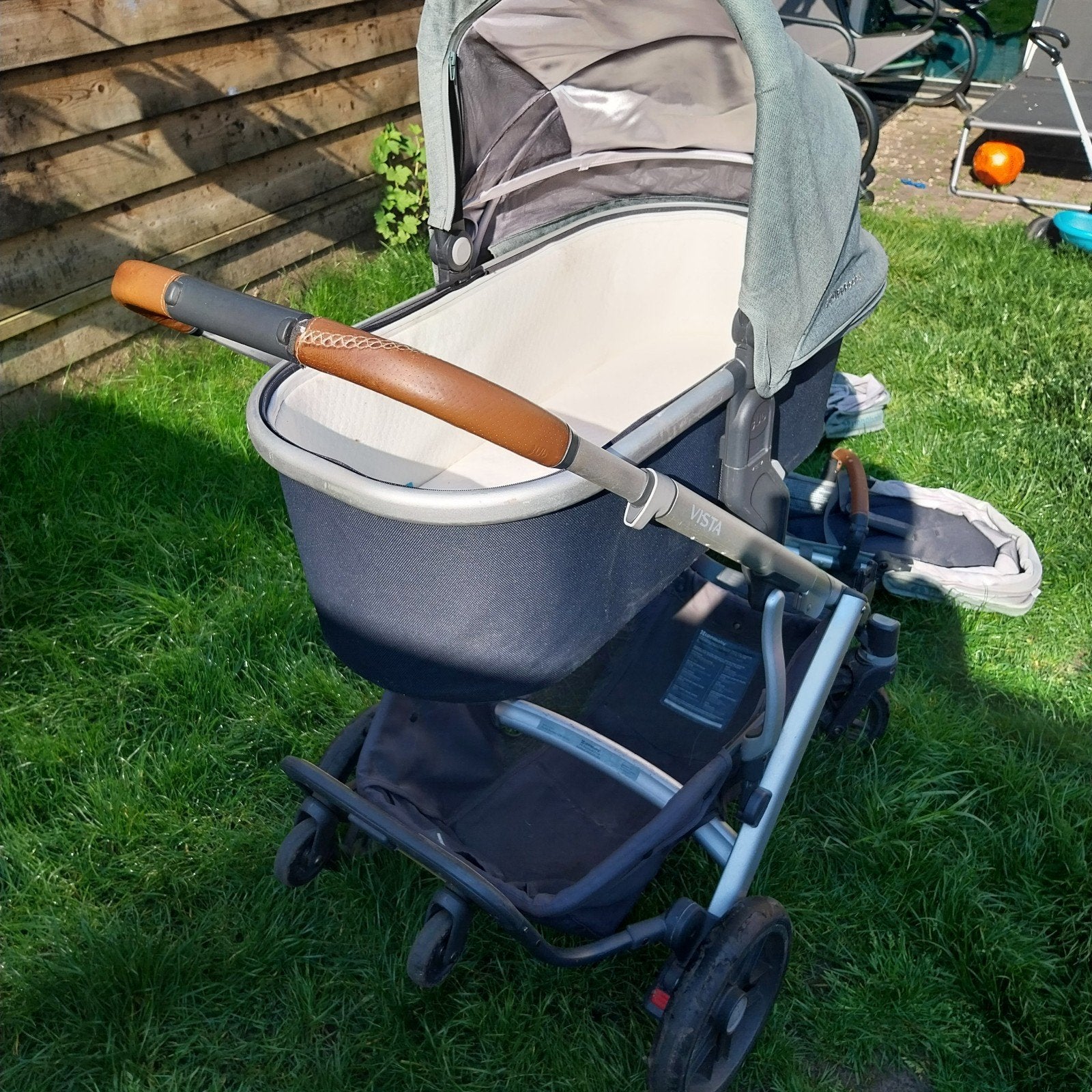 UPPAbaby Vista Duo - Compleet, maar met defecte rem, Ophalen