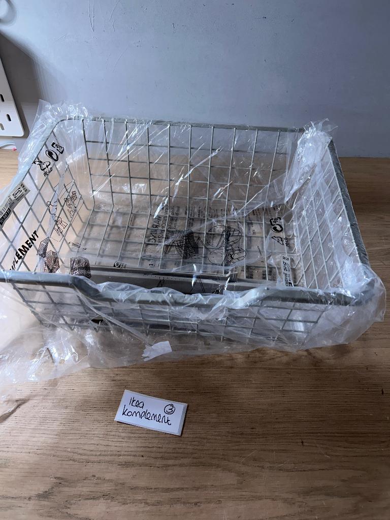 NIEUW | Ikea Komplement Draadmand (3), Nieuw, Minder dan 100 cm, 50 tot 75 cm, 50 tot 100 cm