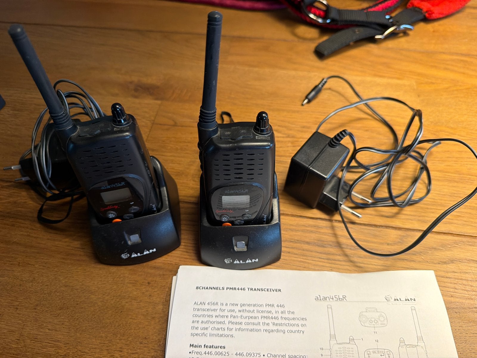 Alan 456R Walkie Talkie Set - PMR446 Transceivers, Telecommunicatie, Gebruikt, Ophalen of Verzenden, Portofoon of Walkie-talkie