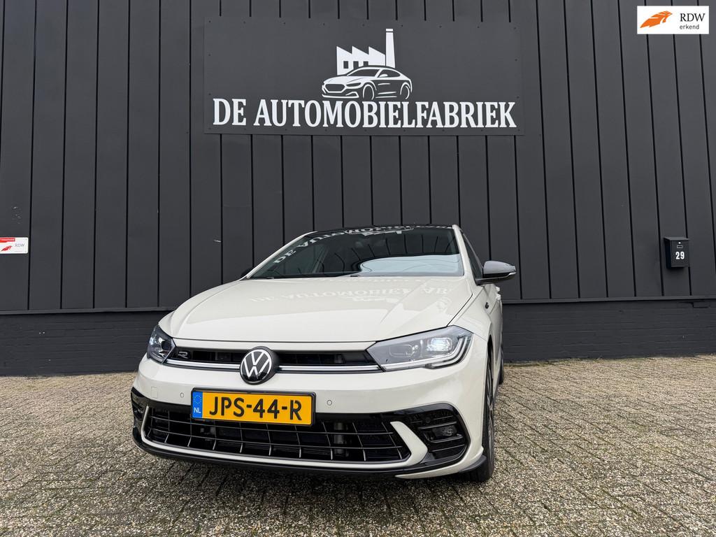 Volkswagen POLO Volkswagen Polo 1.0 TSI R-Line BTW AUTO IQ V, Stof, Gebruikt, Overige carrosserieën, 116 pk