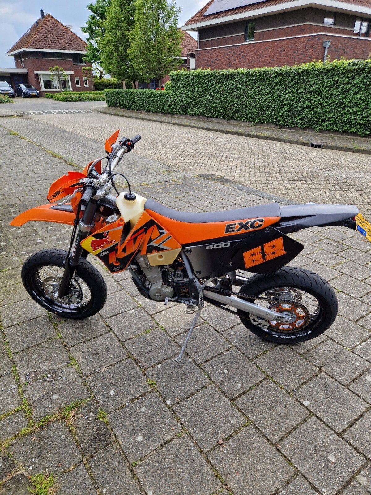 KTM EXC 400 Supermoto met extra Haan Enduro wielen