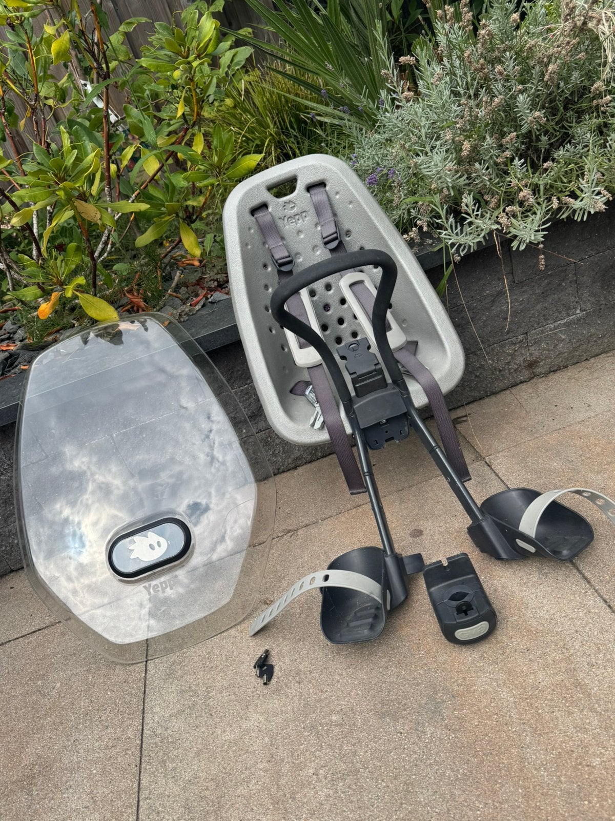 Yepp Mini silver voorzitje, Ophalen, 0 t/m 18 kg, Voorzitje, Gebruikt