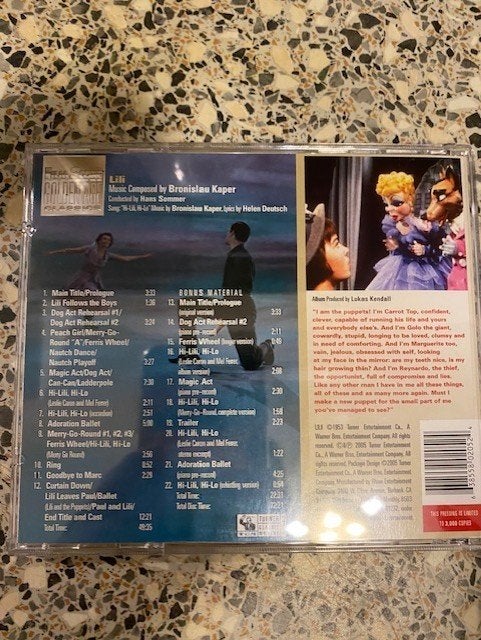 Lili, Soundtrack, Ophalen of Verzenden, Zo goed als nieuw, Soundtrack