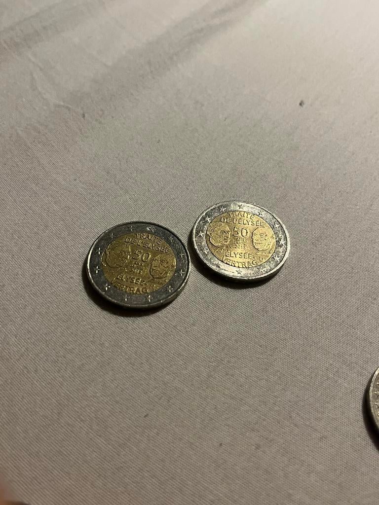 Setje 2 euro Elysée verdrag 1963, 2013 munt uniek setje, Postzegels en Munten, Munten | Europa | Euromunten, Ophalen of Verzenden