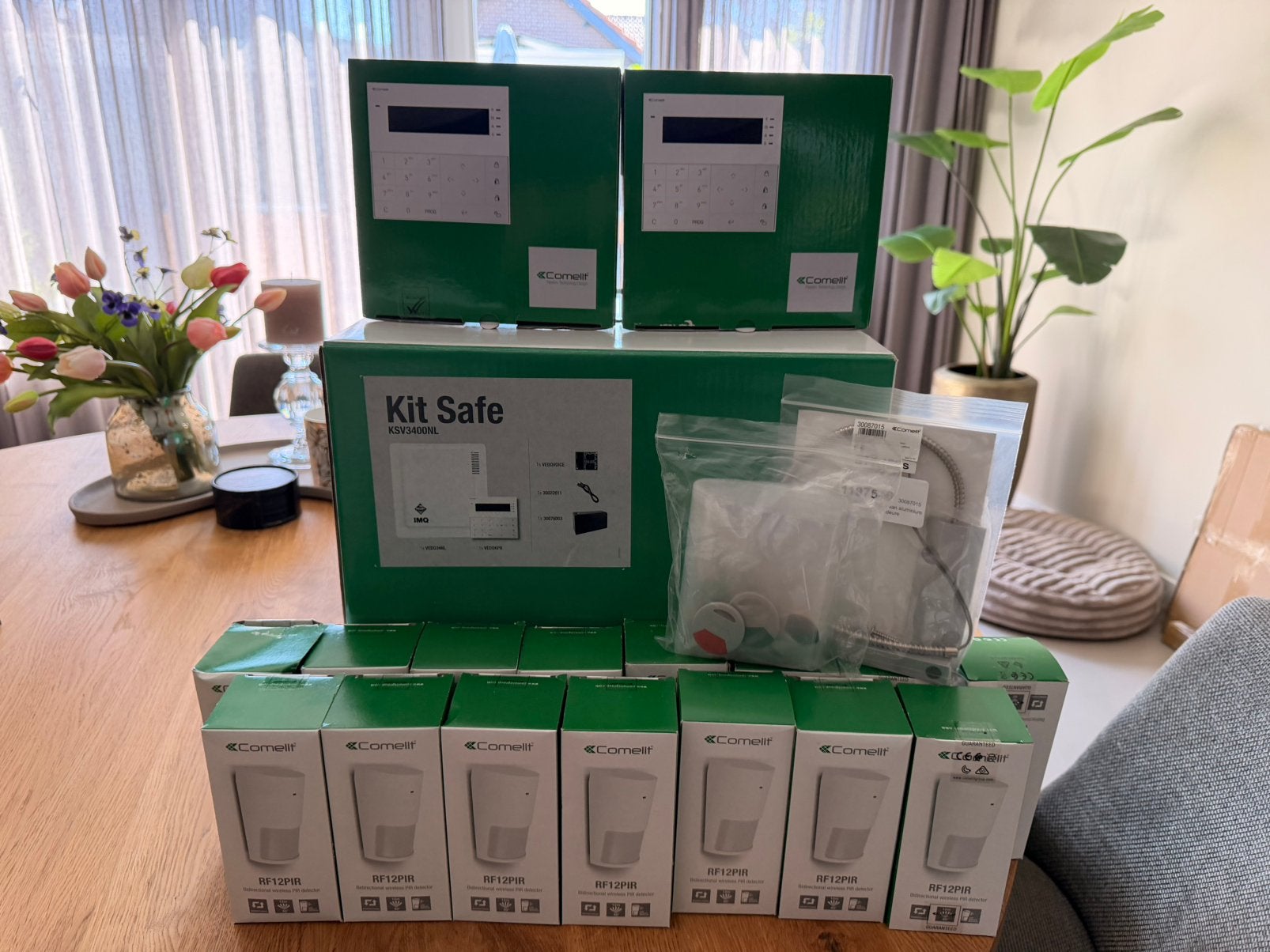 Comelit alarmsysteem compleet, Ophalen of Verzenden, Zo goed als nieuw, Compleet systeem
