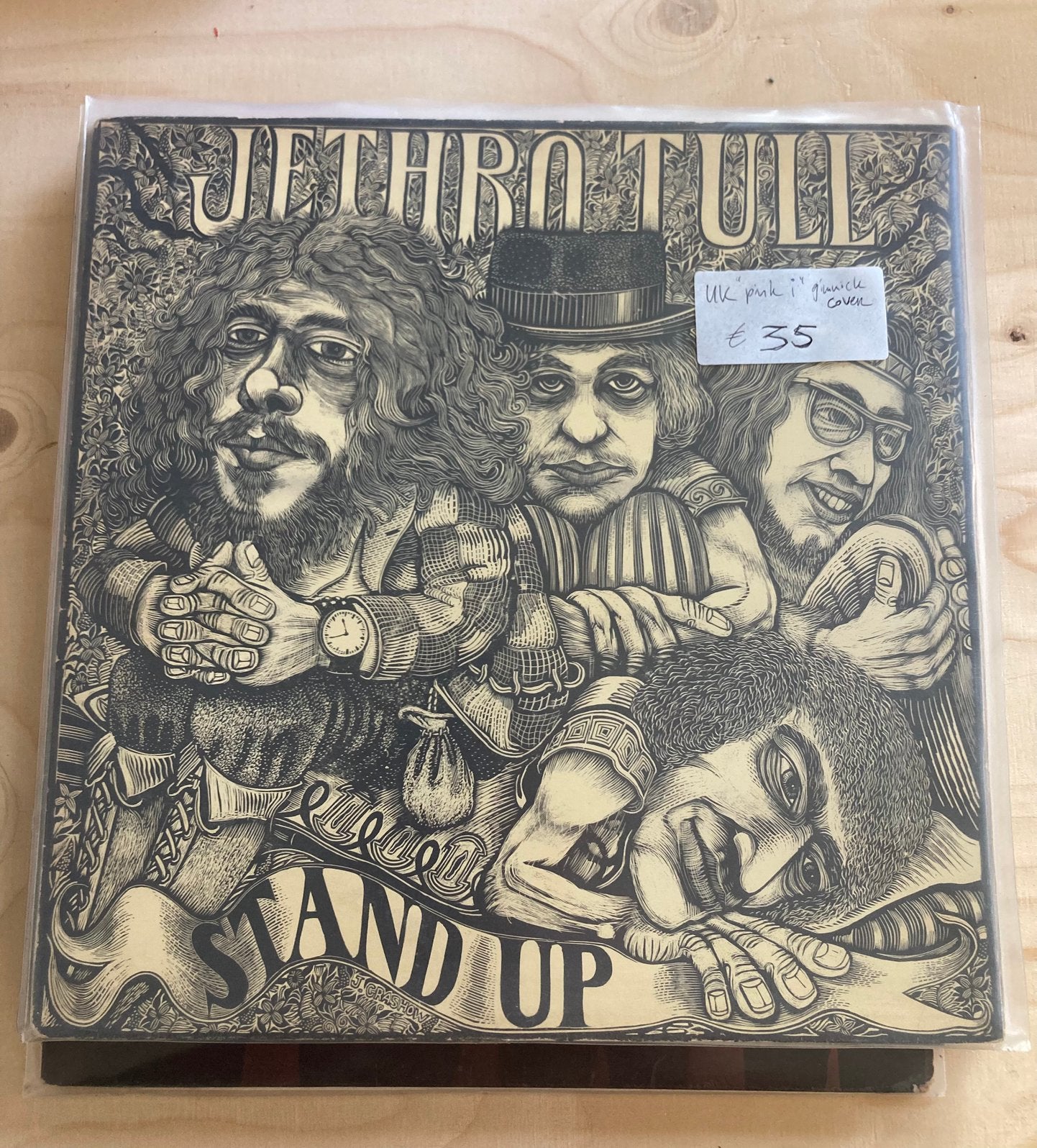 Jethro Tull - Stand Up UK Pink i Gimmick Pop Up Sleeve, Ophalen of Verzenden, Zo goed als nieuw, Overige formaten, Poprock