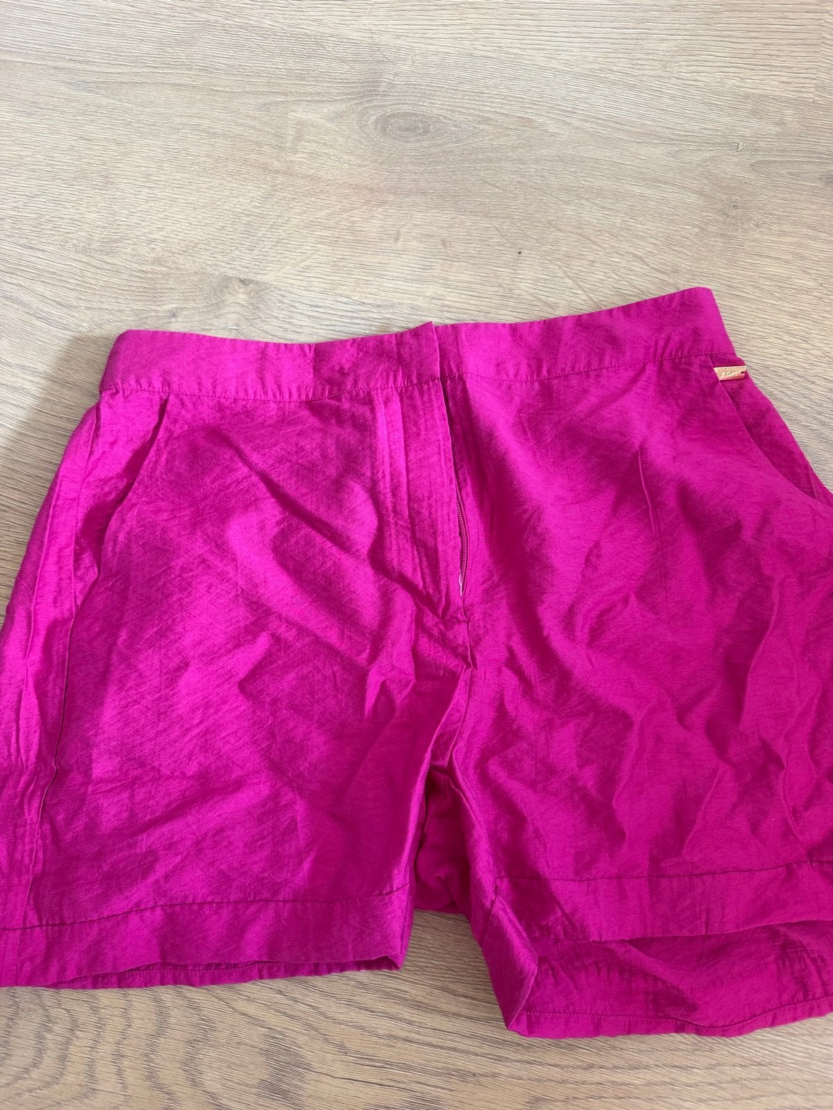 Leuk fuchsia broekje van POM Amsterdam, maat 40, Kleding | Dames, Maat 38/40 (M), Kort, Ophalen of Verzenden, Zo goed als nieuw
