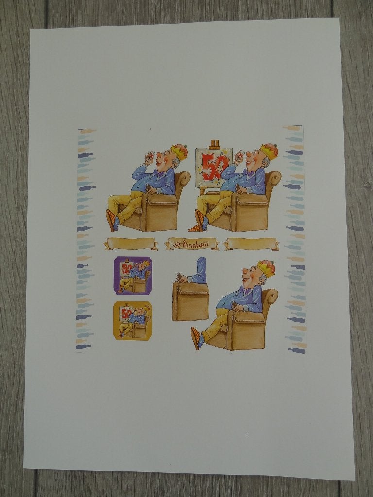 NIEUW! 3D Knipvel Abraham >Snelle Verzending!<, Ophalen of Verzenden, Nieuw, Man of Vrouw, Knipvel
