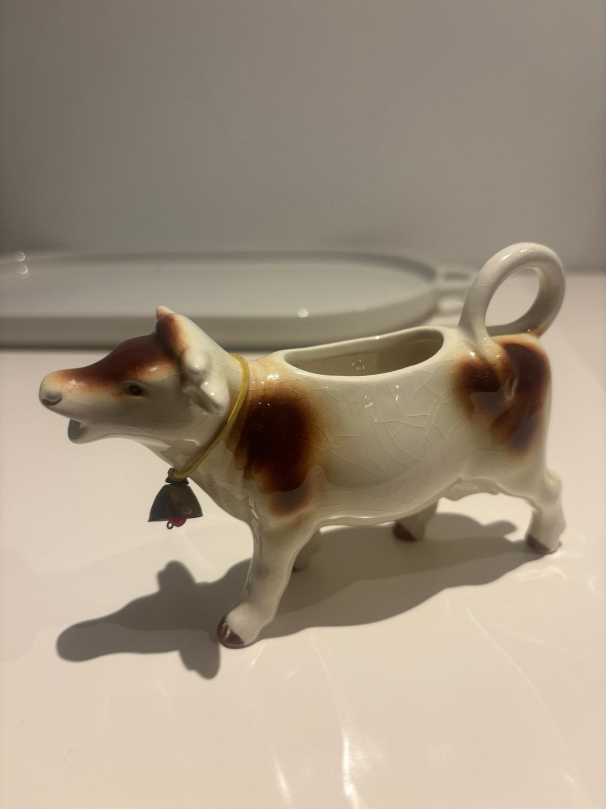 GOEBEL koe met belletje, Verzamelen, Ophalen of Verzenden, Zo goed als nieuw, Boerderijdier, Beeldje of Figuurtje