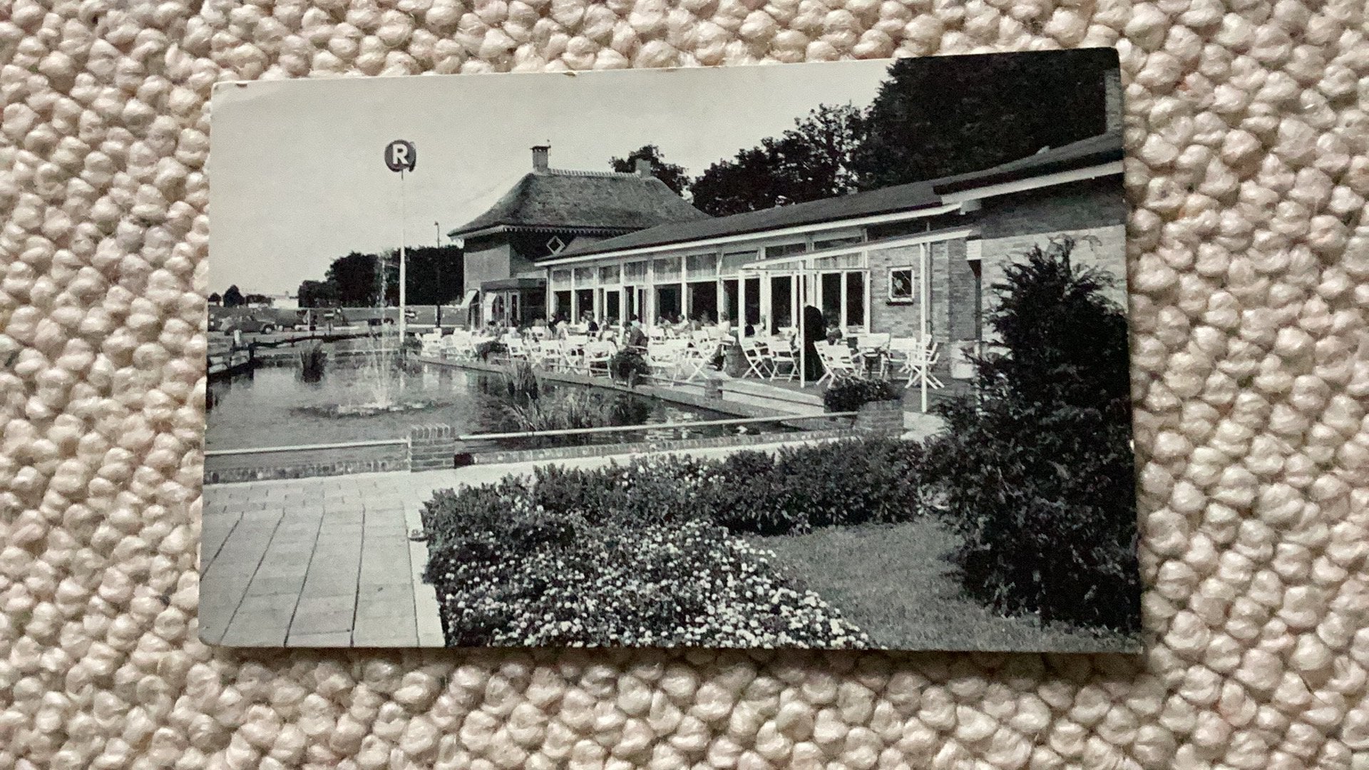 Ansichtkaart Motel Maarsbergen. 987, Ophalen of Verzenden, 1940 tot 1960, Ongelopen, Utrecht