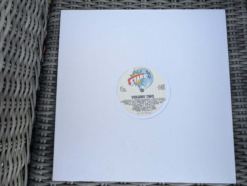 Maxi single - Stars on 45 Volume 2 op wit vinyl, Ophalen of Verzenden, Zo goed als nieuw, Dance en House