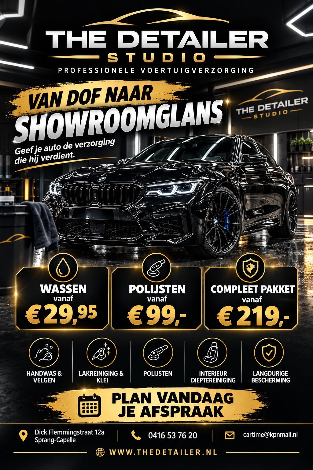 Professioneel Polijsten en Detailen van u Auto /Motor / Boot, Garantie, Onderhoud of Restauratie