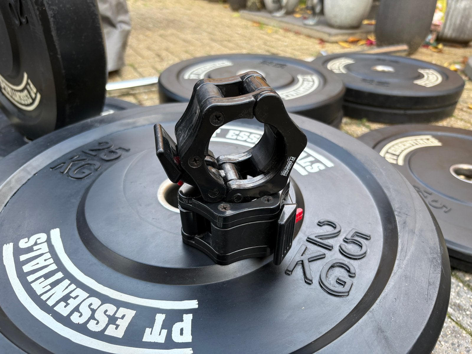 PT essentials halterset tot 170kg, Ophalen, Zo goed als nieuw, Halterset