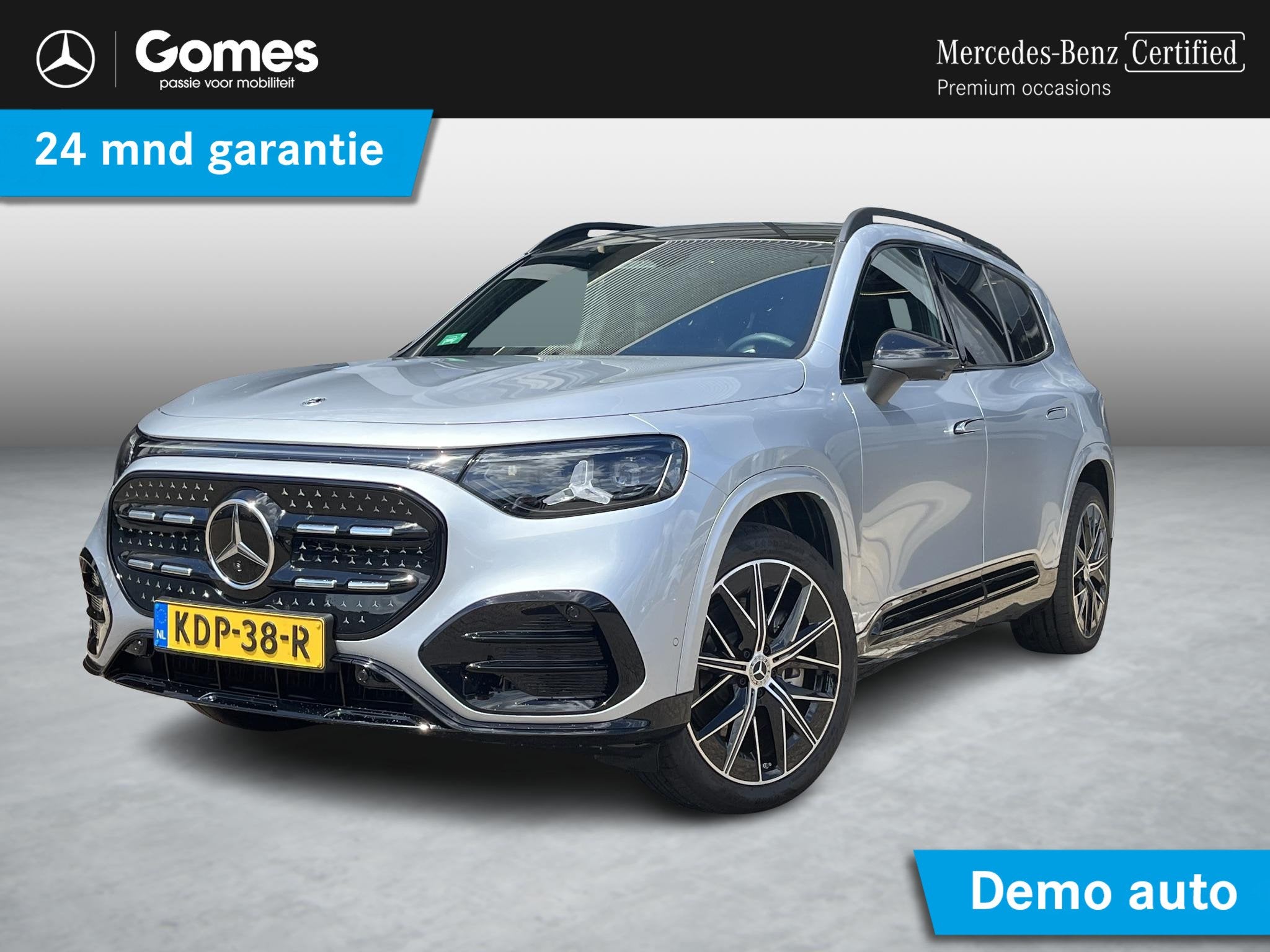 Mercedes-Benz GLB 250+ Business Solution AMG 85.5 kWh, Achterwielaandrijving, Zwart, 607 km, 2100 kg