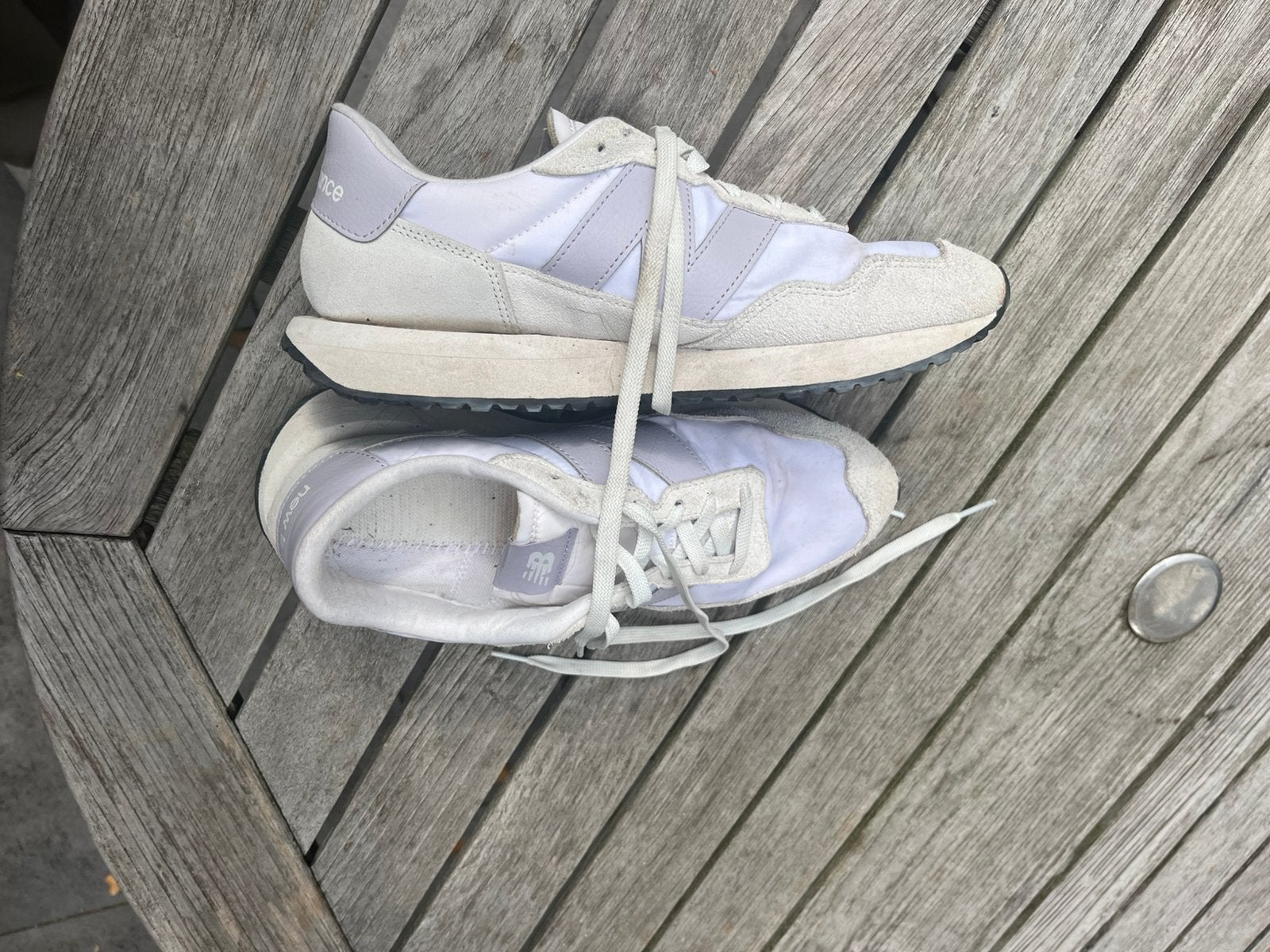 New balance 237 maat 42,5, Ophalen of Verzenden, Gedragen, Wit, Sneakers of Gympen