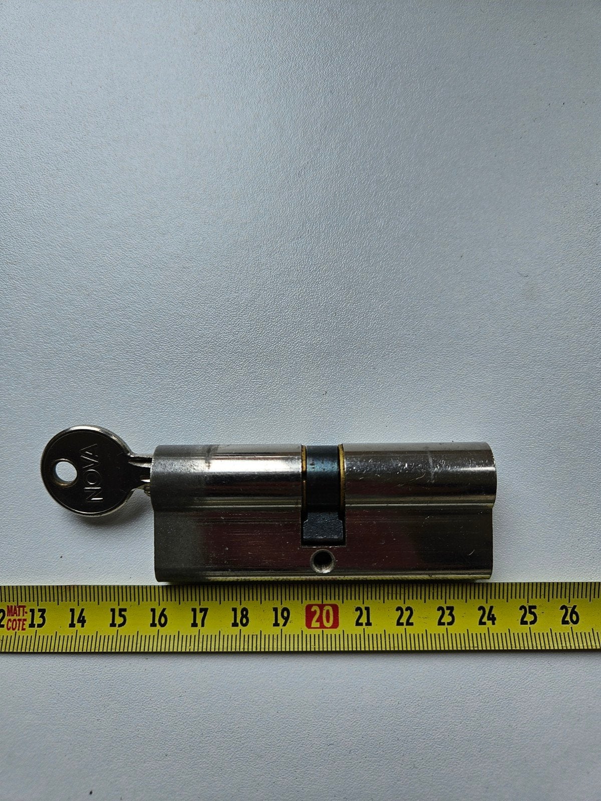 Cilinder 40/40 met 1 sleutel, Doe-het-zelf en Verbouw, Ophalen of Verzenden, Gebruikt, Slot
