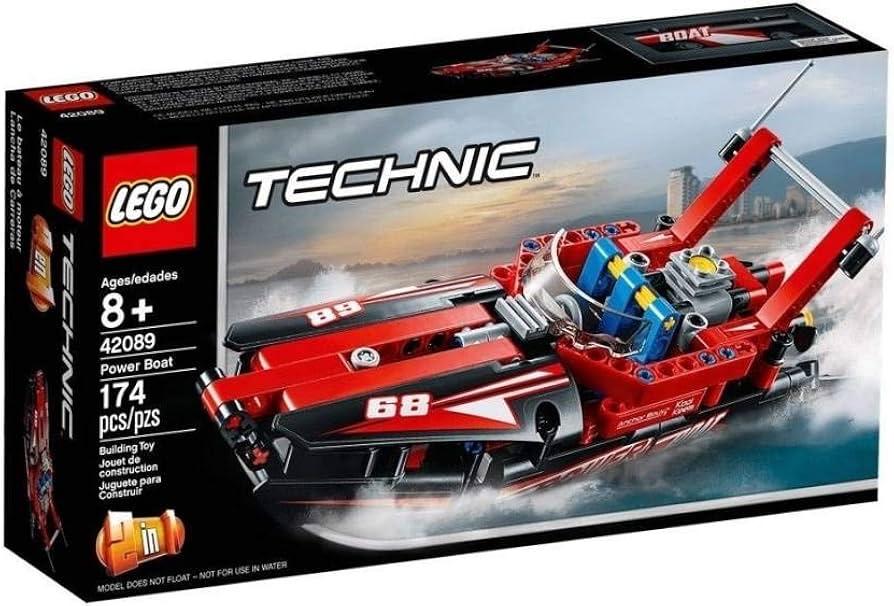 LEGO Technic 42089 Powerboot - Zo goed als nieuw, Kinderen en Baby's, Speelgoed | Bouwstenen, Zo goed als nieuw, Overige merken