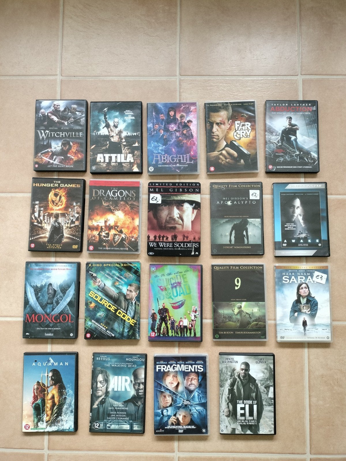 Complete DVD collectie (19 originele DVD's) - Diverse genres