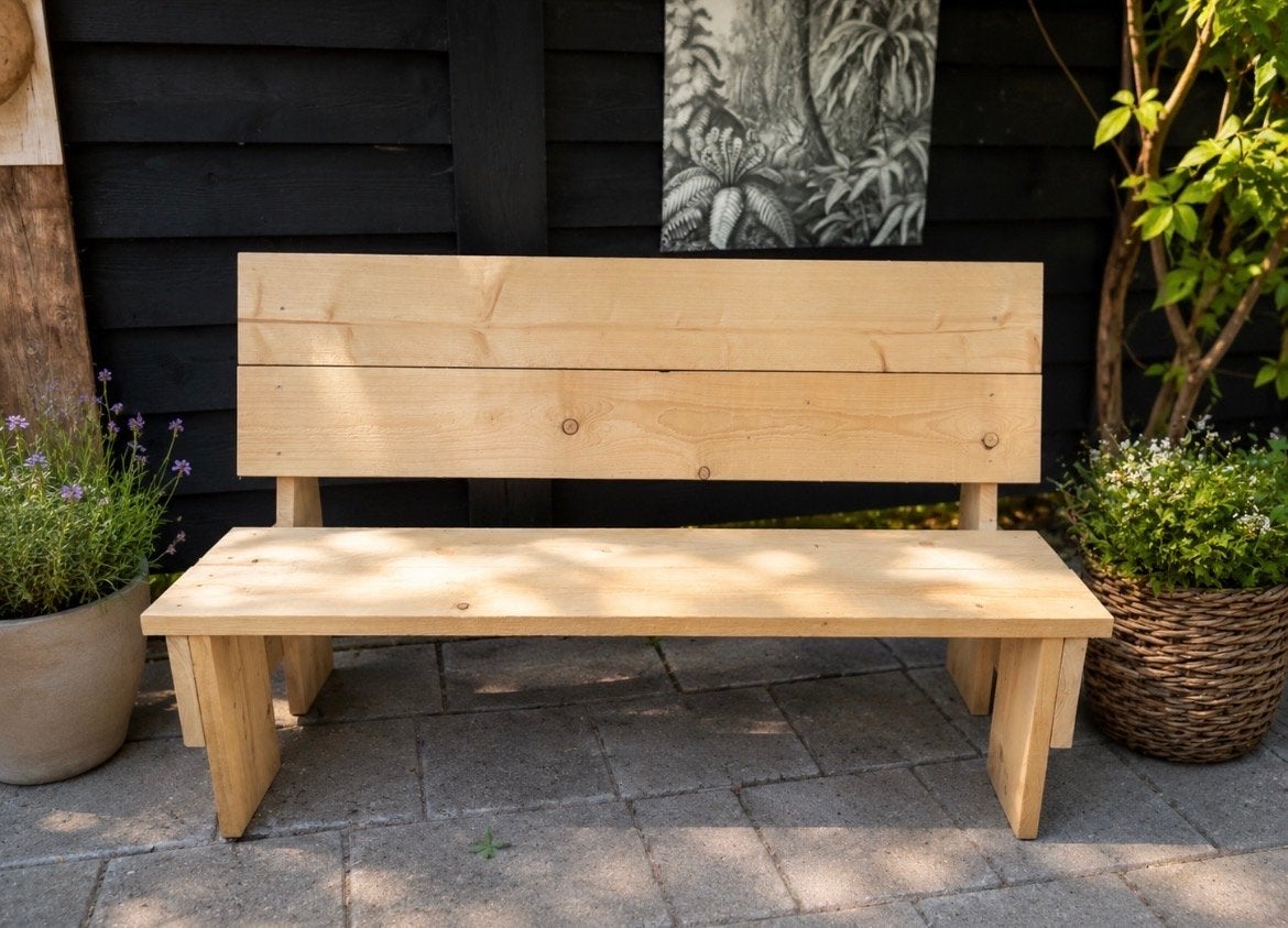 Houten tuinbank - Nieuw, Ophalen, Nieuw, Hout