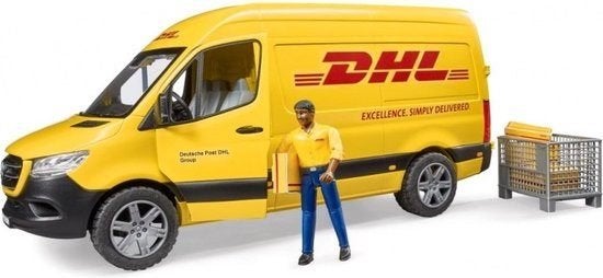 Bruder 2671 MB Sprinter DHL met chauffeur, Nieuw, Ophalen of Verzenden, X, X