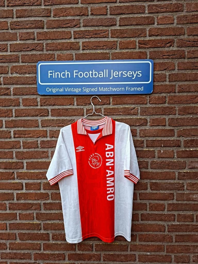 ORIGINAL VINTAGE CLASSIC AJAX AMSTERDAM HOME 1996/1997 M, Ophalen of Verzenden, Zo goed als nieuw, Ajax, Shirt