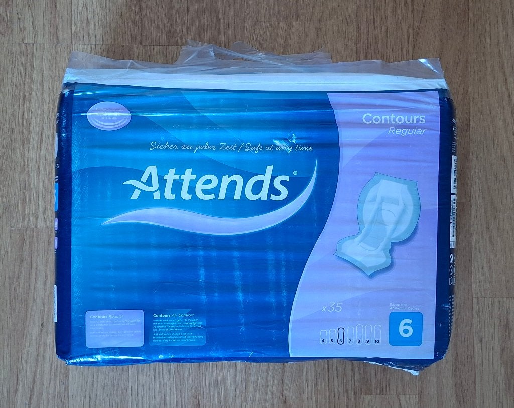 Incontinentie Pads, Inleggers van Attends, Contours Regular, Diversen, Ophalen of Verzenden, Nieuw